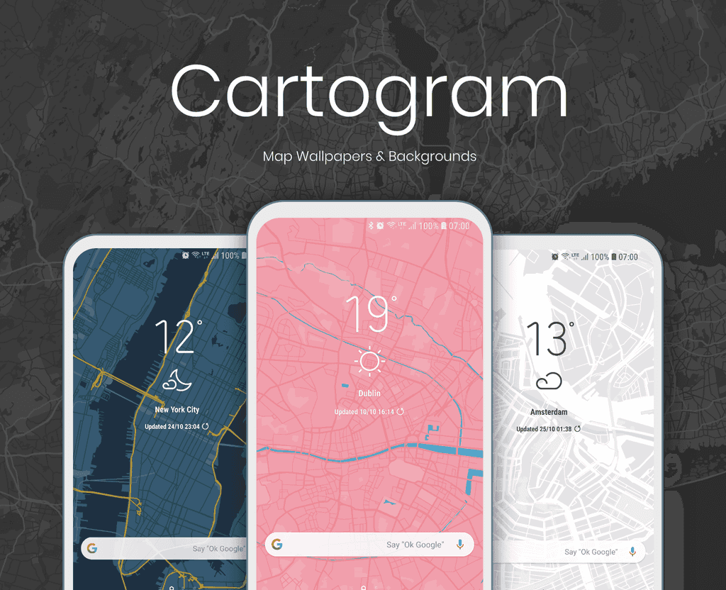 Cartogram - Map Wallpapers and Backgrounds